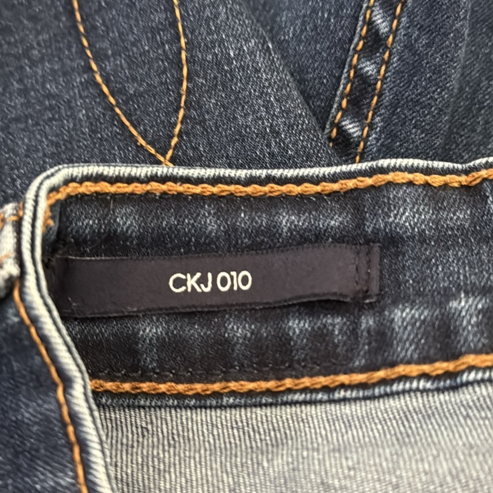 CALVIN KLEIN Ultra High Rise Skinny Jeans Womens Size 4 Dark Wash Classic - Picture 10 of 14
